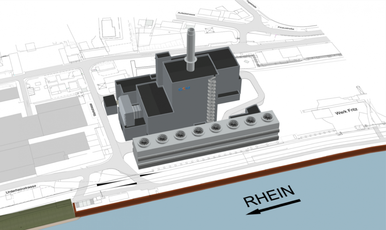 Neubau einer Gas- und Dampf-Anlage